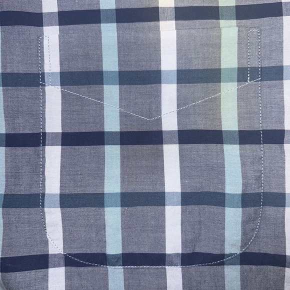 Bonobos Shirt Mens Size XL Slim Fit Blue Checkered Long Sleeve Button LOT OF TWO - Picture 9 of 10